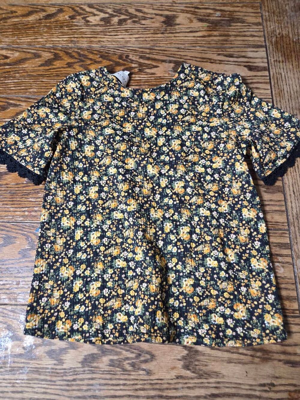 Sezane Celia tshirt in blossom sz XS - Picture 5 of 5